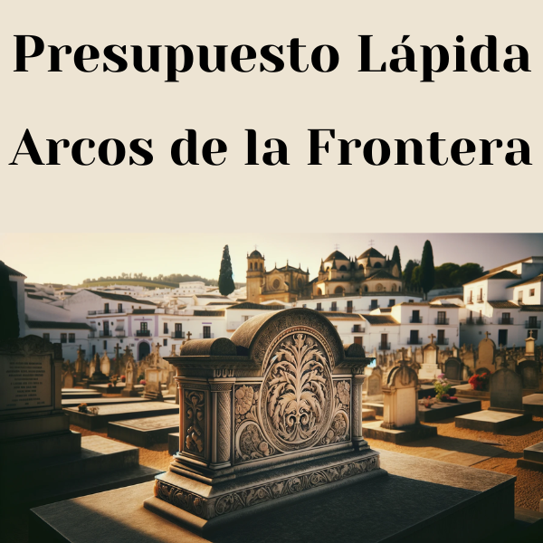 PRESUPUESTO Personalizado LÁPIDA en Arcos de la Frontera Provincia de Cádiz de Mármol o Granito