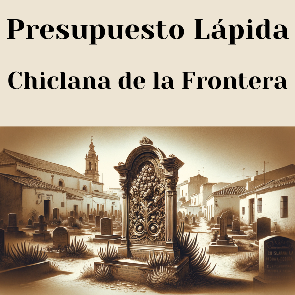 PRESUPUESTO Personalizado LÁPIDA en Chiclana de la Frontera Provincia de Cádiz de Mármol o Granito