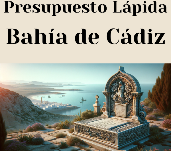 PRESUPUESTO Personalizado LÁPIDA en Comarca de la Bahía de Cádiz Provincia de Cádiz de Mármol o Granito