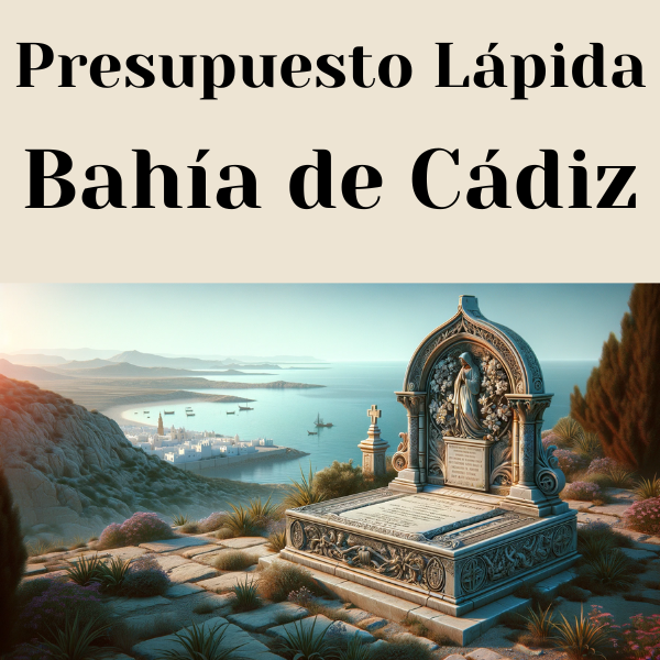 PRESUPUESTO Personalizado LÁPIDA en Comarca de la Bahía de Cádiz Provincia de Cádiz de Mármol o Granito