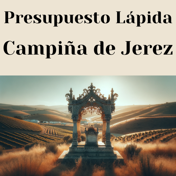 PRESUPUESTO Personalizado LÁPIDA en Comarca de la Janda Provincia de Cádiz de Mármol o Granito