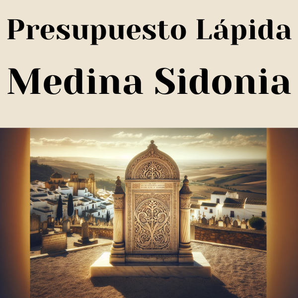 PRESUPUESTO Personalizado LÁPIDA en Medina Sidonia Provincia de Cádiz de Mármol o Granito