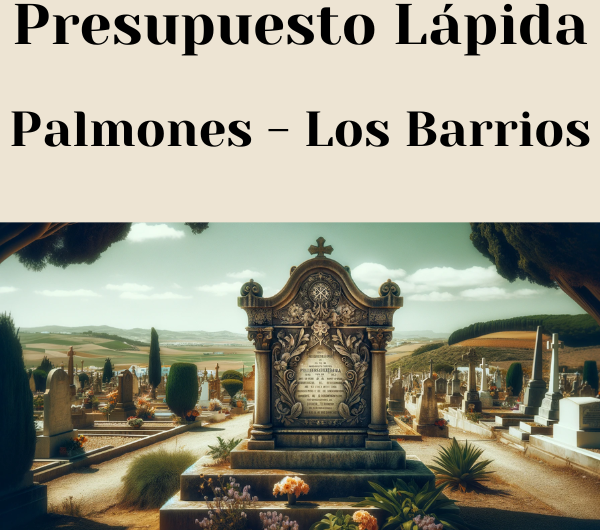 PRESUPUESTO Personalizado LÁPIDA en Palmones Provincia de Cádiz de Mármol o Granito