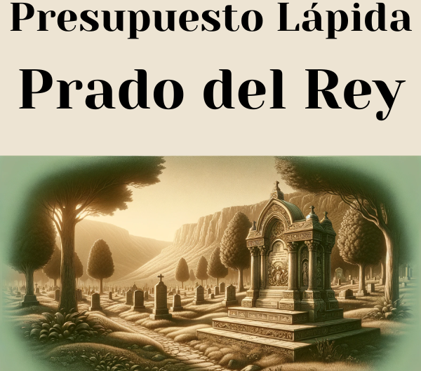 PRESUPUESTO Personalizado LÁPIDA en Prado del Rey Provincia de Cádiz de Mármol o Granito