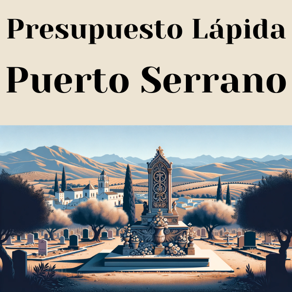 PRESUPUESTO Personalizado LÁPIDA en Puerto Serrano Provincia de Cádiz de Mármol o Granito