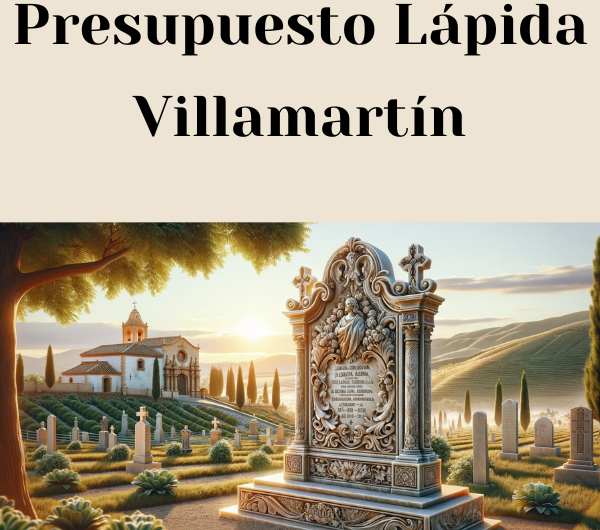 PRESUPUESTO Personalizado LÁPIDA en Villamartín Provincia de Cádiz de Mármol o Granito