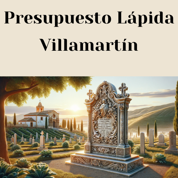 PRESUPUESTO Personalizado LÁPIDA en Villamartín Provincia de Cádiz de Mármol o Granito