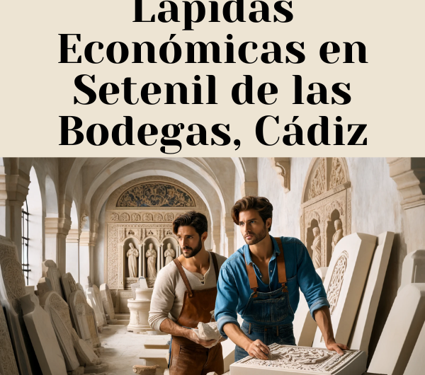 Dónde Comprar Lápidas Económicas en Setenil de las Bodegas, Cádiz: Encuentra el Mejor Precio